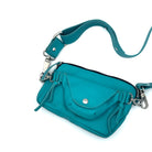 corbù marsupio tracolla in pelle tiffany