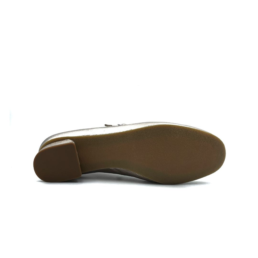 ballerine con tacco comodo in gomma